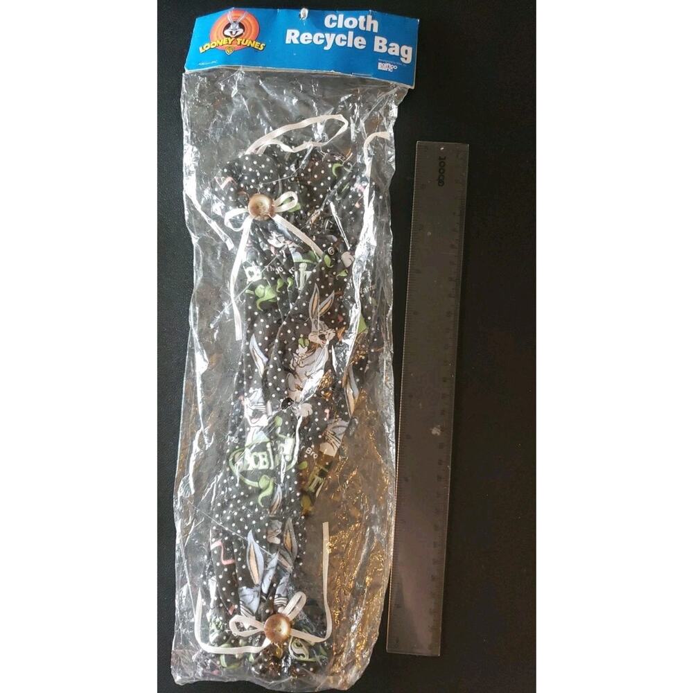 Looney Tunes Warner Bros Cloth Recycling Bag BRAND NEW Vintage